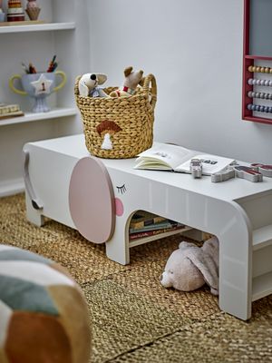 Ferdinand Bänk Grå MDF L110 cm Bloomingville Mini