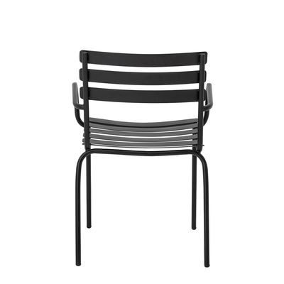 Matsalsstol Svart Galvaniserad metall Monsi | Bloomingville