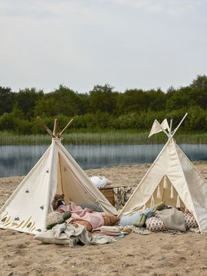 Fardin Barnens tipi Natur Bomull L110 cm Bloomingville Mini