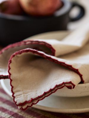 Svanefors Stine Kökshandduk Röd 50x70 cm