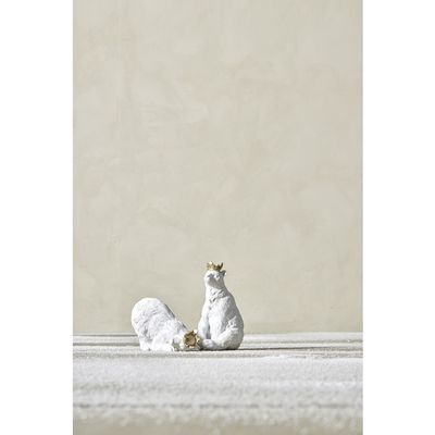 Lene Bjerre Sebina Royal Ice Bear H11.5 cm Vit/Ljusguld