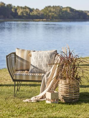Mundo Loungefåtölj Grön Metall H72cm Bloomingville
