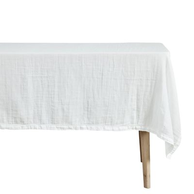Angela Bordsduk Benvit Bomull 220x140 cm Lene Bjerre