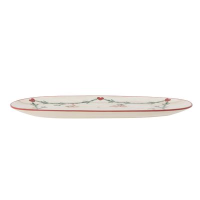 Serveringsfat Natur Stengods Yule | Bloomingville