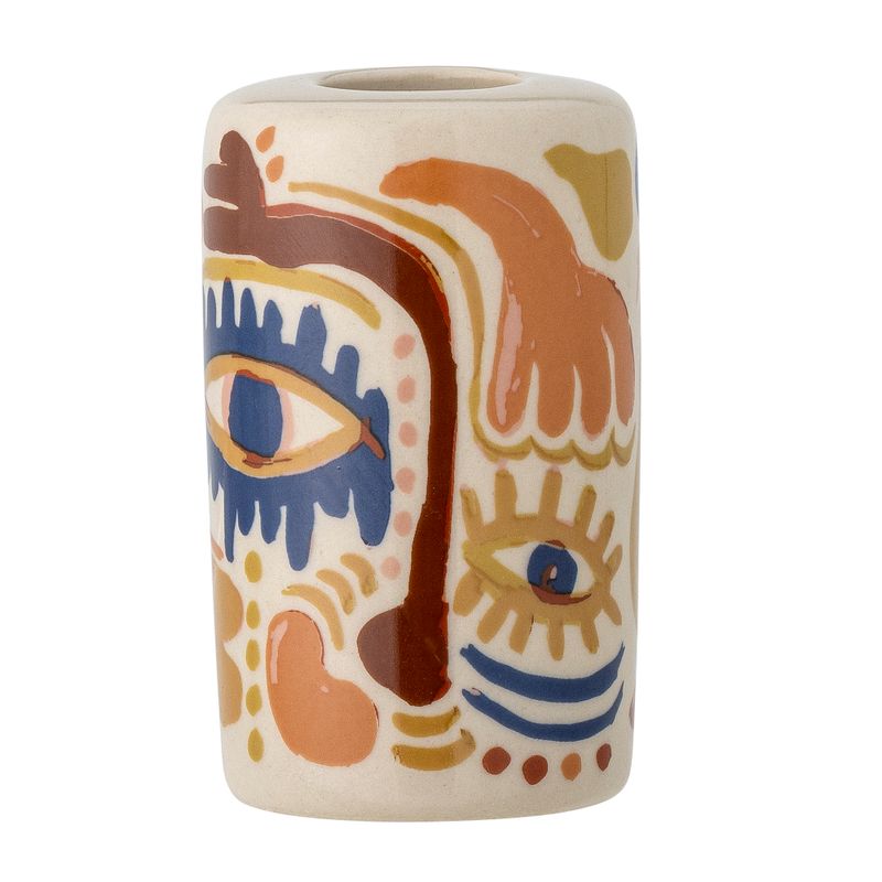 Ljusstake Orange Stengods Horus | Bloomingville