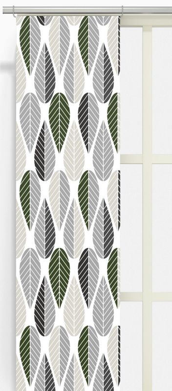 Blader grön/grå panellängd 2 pack Arvidssons Textil