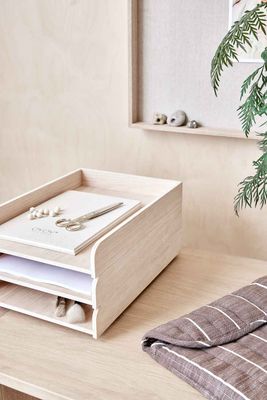Bricka Natur Ekfanér. Poppelplywood OYOY LIVING