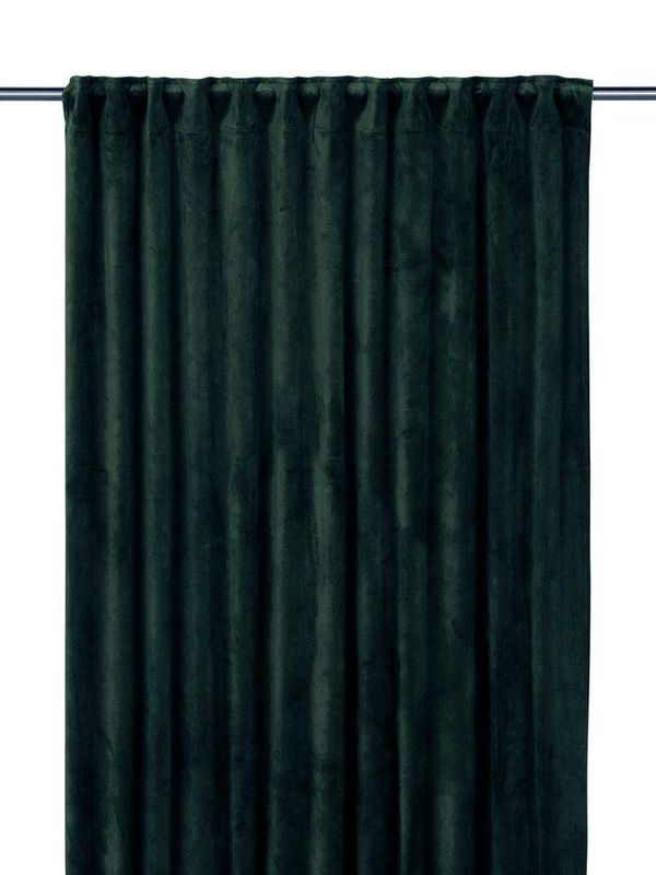 Svanefors Estelle Gardin 2-pack Mörkgrön 135x280 cm