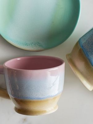 Tallrik Grön Stengods Safie | Bloomingville