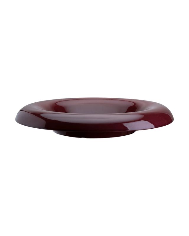 Bergs Potter Lily GLAZED Fat Vinröd, Ø 25 cm
