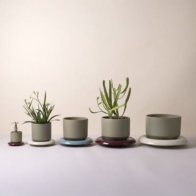 Bergs Potter Lily GLAZED Kruka Salviagrön, Ø 25 cm