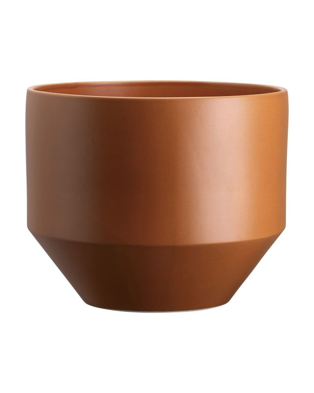 Bergs Potter Lily GLAZED Kruka Orange, Ø 25 cm