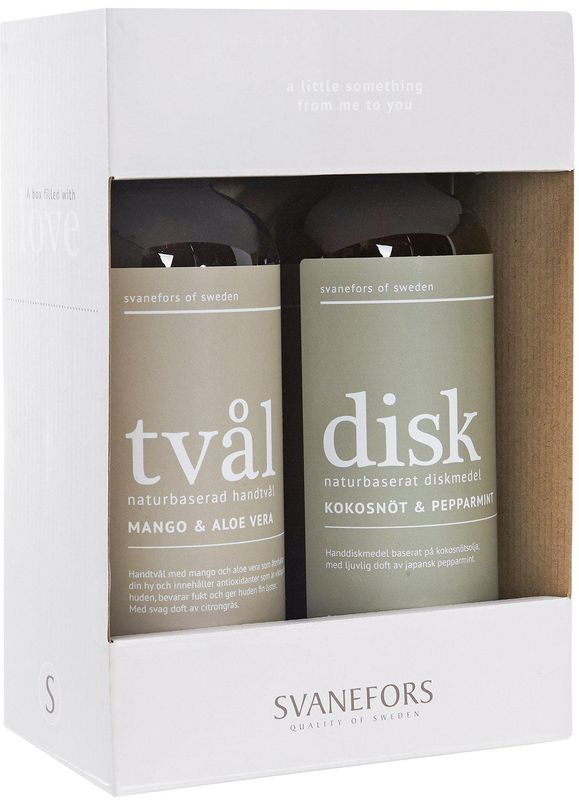A box with love Disk & Tvål 500ml | Svanefors