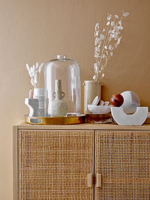 Vas Vit Stengods Barrit | Bloomingville