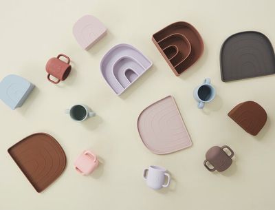 Tallrik och skål Choko Silikon OYOY MINI