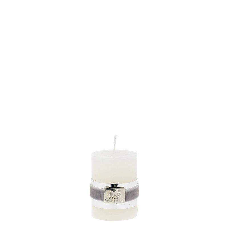 Blockljus Rustic Benvit Paraffin Lene Bjerre