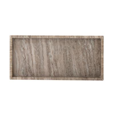Bricka Brun Marmor Majsa | Bloomingville