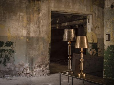Balder Lampfot Råsilver 46cm Rustik Silver | PR Home