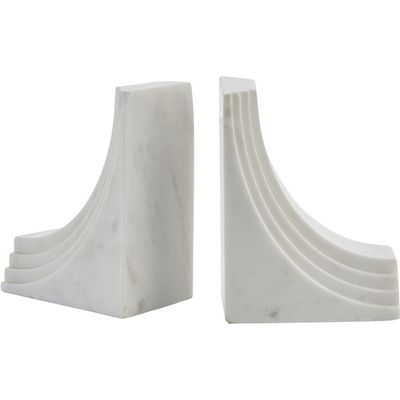 Lene Bjerre Ellia Bokstöd Vit Marmor