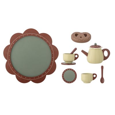 Bloomingville Bette Barnlekset, Kök, Brun, Mdf Ø24xH10 cm, Set om 9