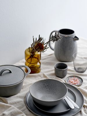 Skål Grå Stengods Kendra | Bloomingville