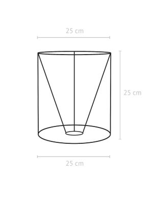 PR Home Celyn Lampskärm Lin Natur 25cm