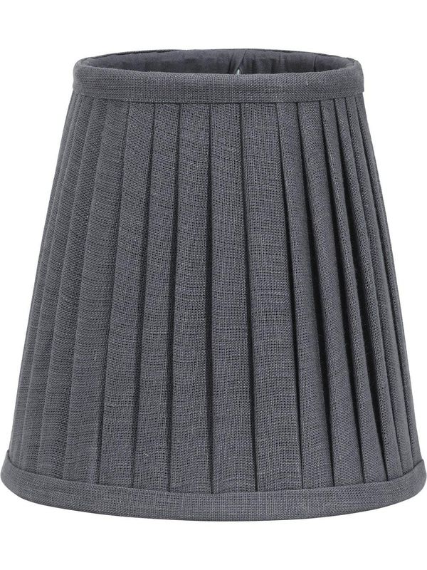 PR Home Cia Toppringskärm Plissé Grey 20cm