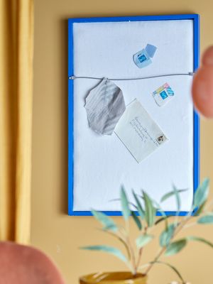 Väggspegel Blå MDF Atle | Bloomingville