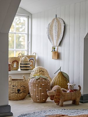 Milus Korg Natur Bankuan Ø33 cm Set om 2 Bloomingville Mini