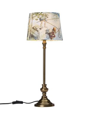 Andrea bordslampa Antikmässing 53 cm Beige | PR Home