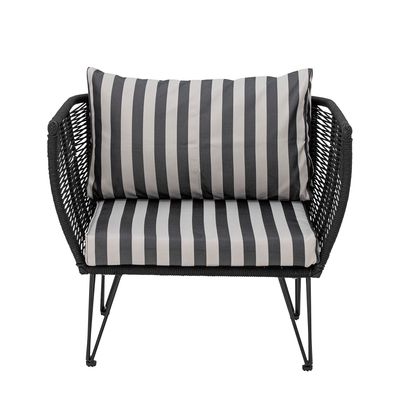 Kuddfodral Svart Polyester Mundo Set om 2 | Bloomingville