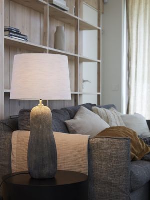 Sally Lampfot Brun 51cm | PR Home