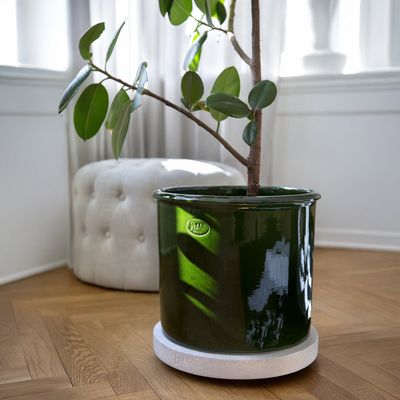 Bergs Potter Modena GLAZED Kruka Smaragdgrön, Ø 40 cm