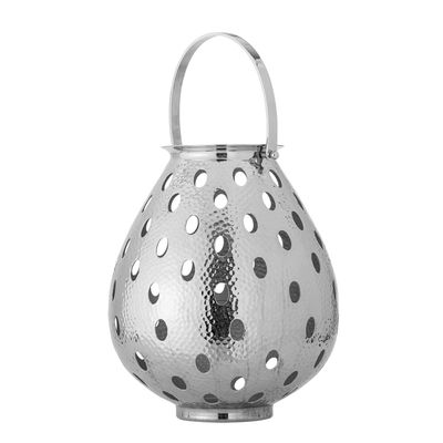 Maika Lykta Silver Aluminium Ø33cm Bloomingville