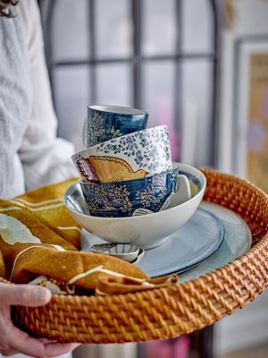 Skål Natur Stengods Hezha | Bloomingville