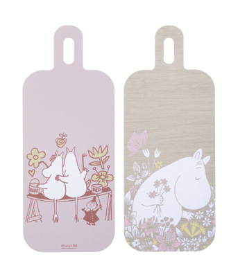 Muurla Mumin Skärbräda Flower Field 13x33 cm
