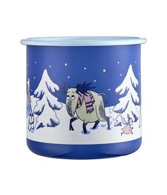 Muurla Mumin Emaljmugg Starry Night 8 dl