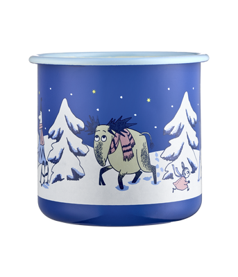 Muurla Mumin Emaljmugg Starry Night 8 dl