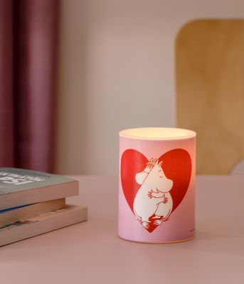 Muurla Mumin LED-ljus Heart 10 cm