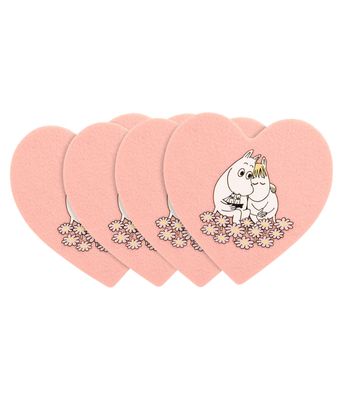 Muurla Mumin Glasunderlägg Together 4-pack