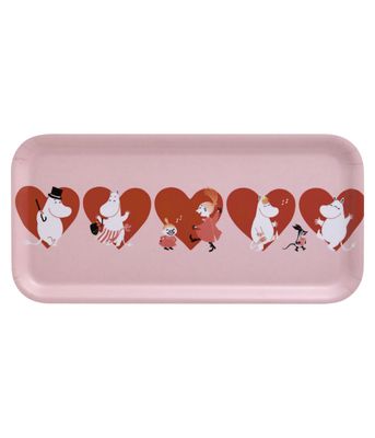Muurla Mumin Bricka Heart 27x13 cm