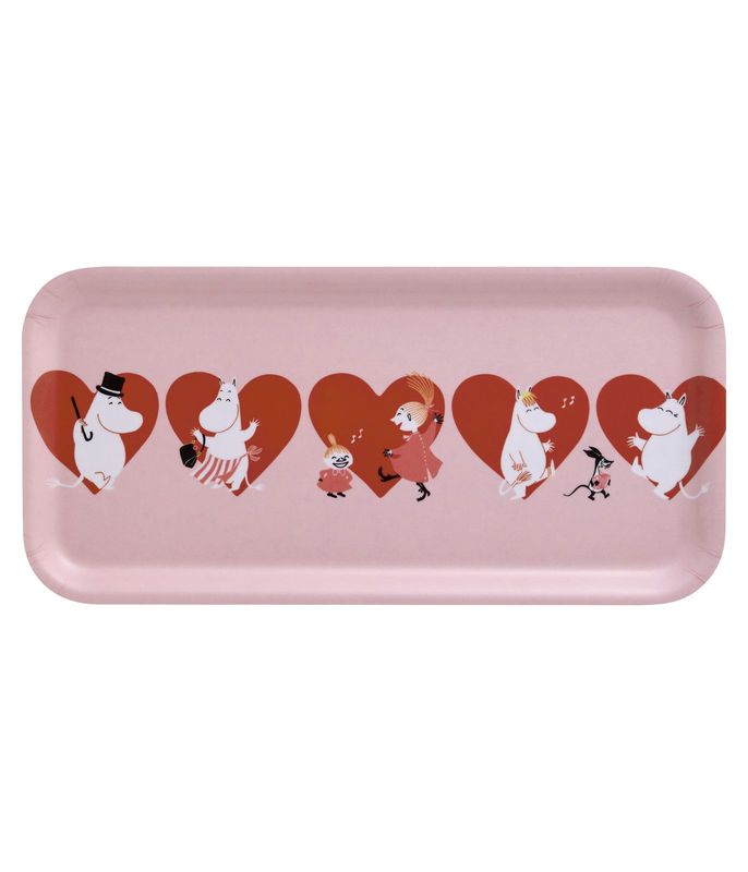 Muurla Mumin Bricka Heart 27x13 cm