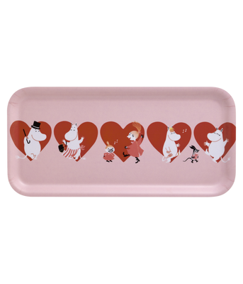 Muurla Mumin Bricka Heart 27x13 cm