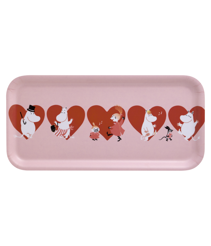 Muurla Mumin Bricka Heart 27x13 cm
