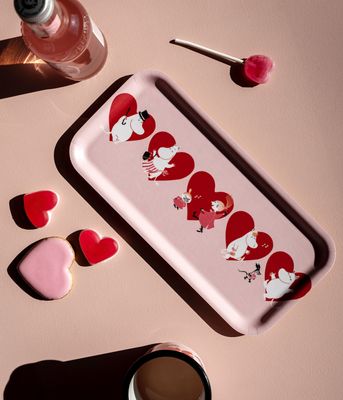 Muurla Mumin Bricka Heart 27x13 cm