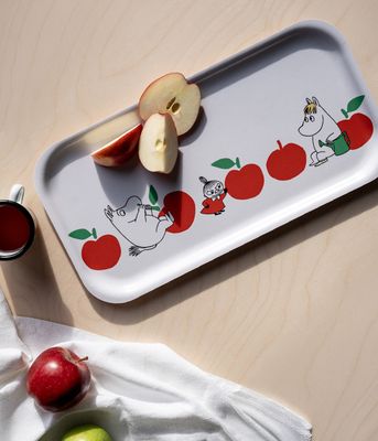 Muurla Mumin Bricka Joyfull Apples 43x22 cm