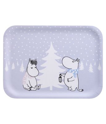 Muurla Mumin Bricka Snowfall 27x20 cm