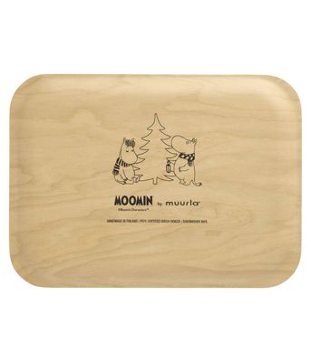 Muurla Mumin Bricka Snowfall 27x20 cm