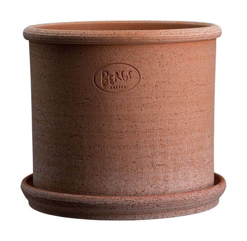 Bergs Potter Modena RAW Kruka Med Fat Rosa, Ø 35 cm