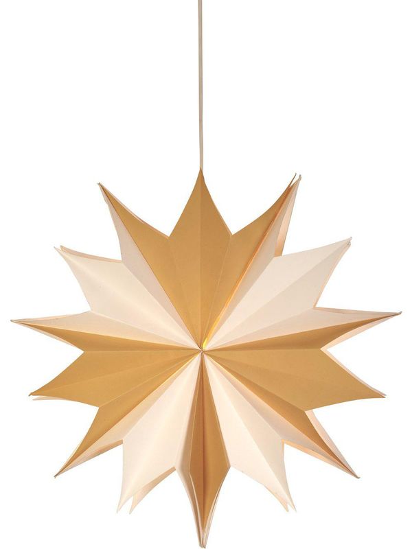 PR Home Bellatrix Julstjärna Vit/Natur 60cm